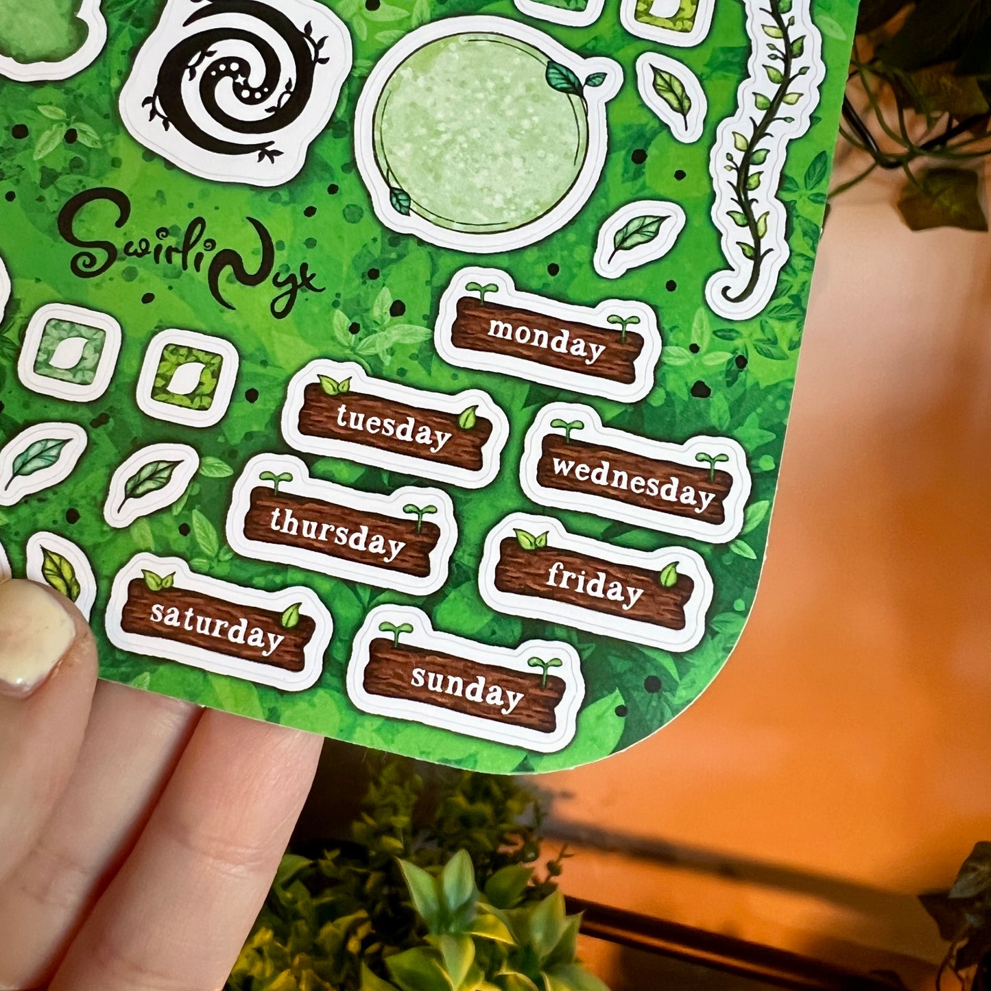 Forest Planner Sticker Sheet