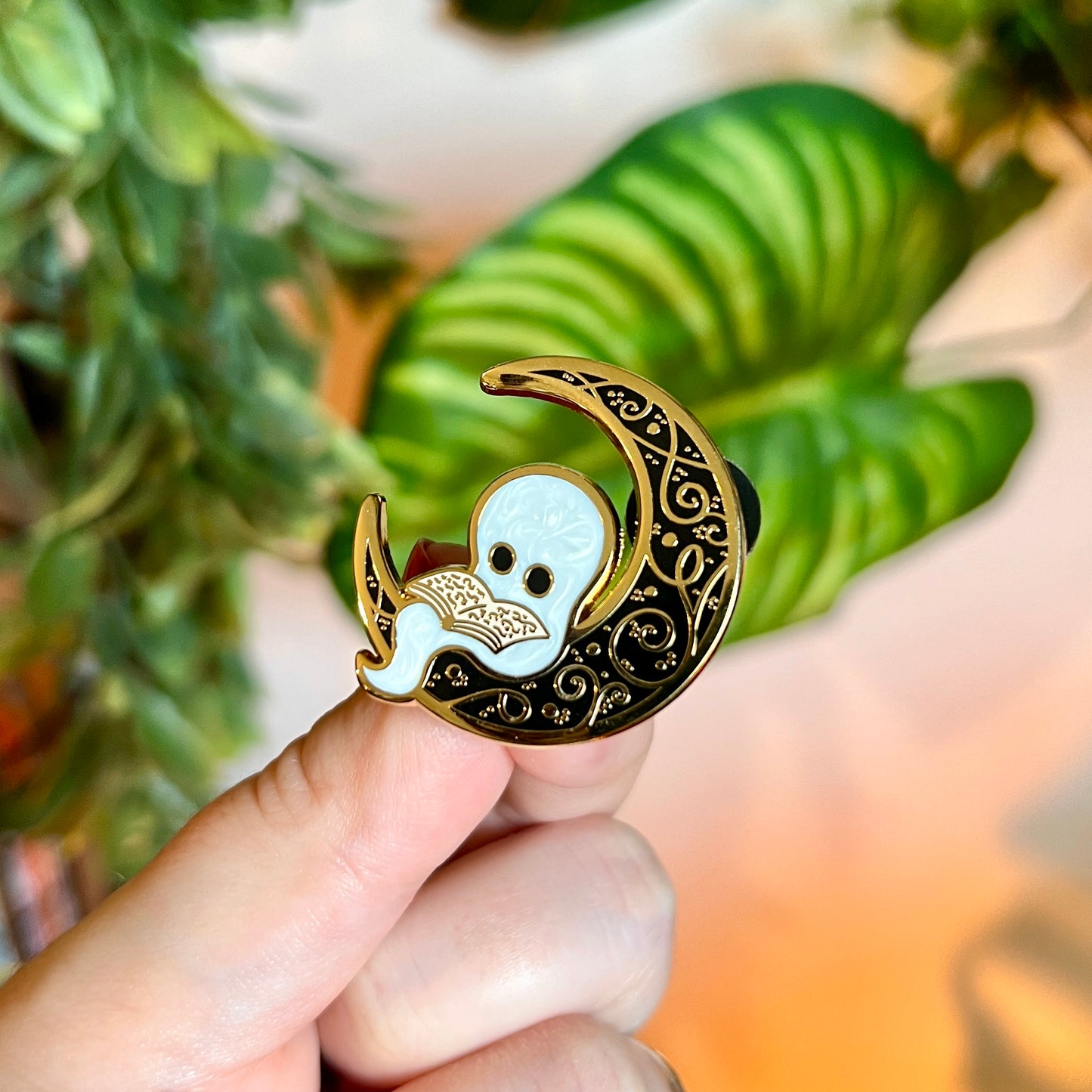 Wisper the Ghost Enamel Pin
