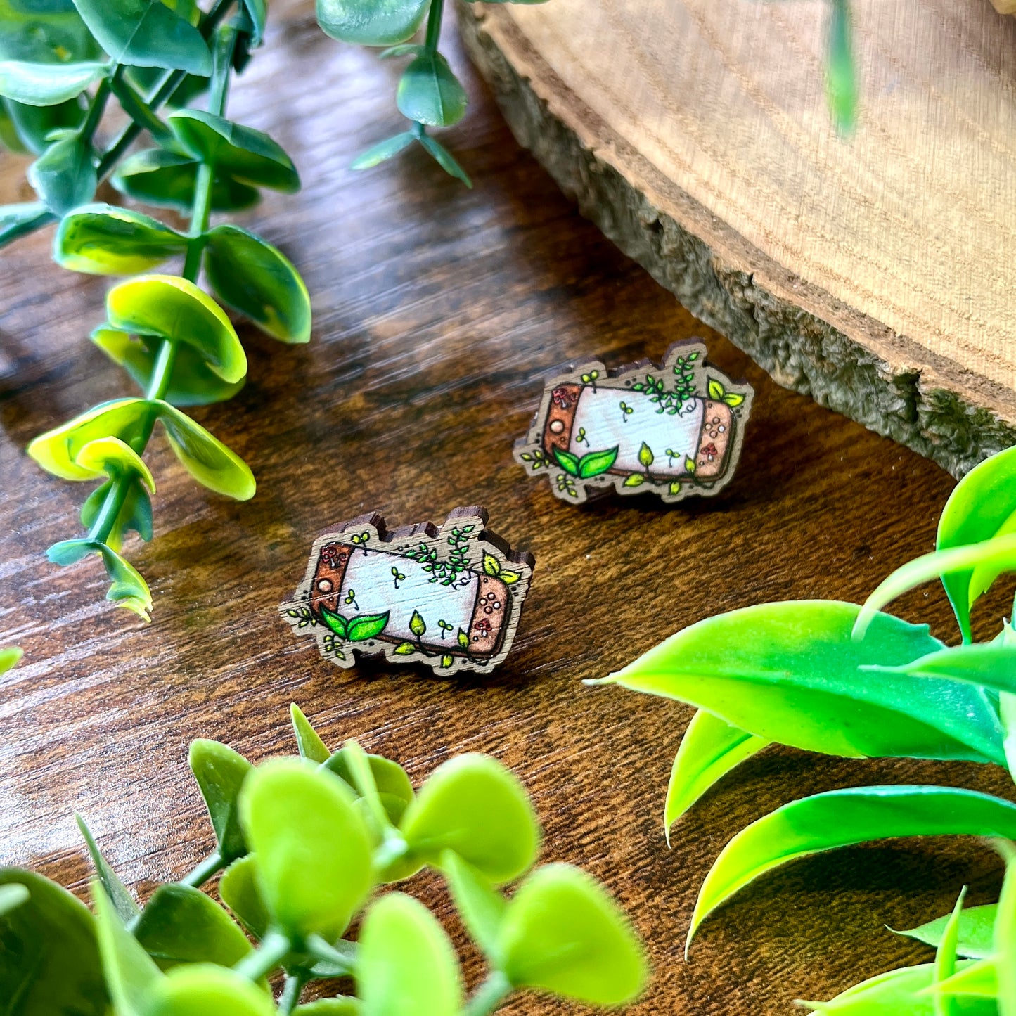 Cosy Gamer Wooden Pin