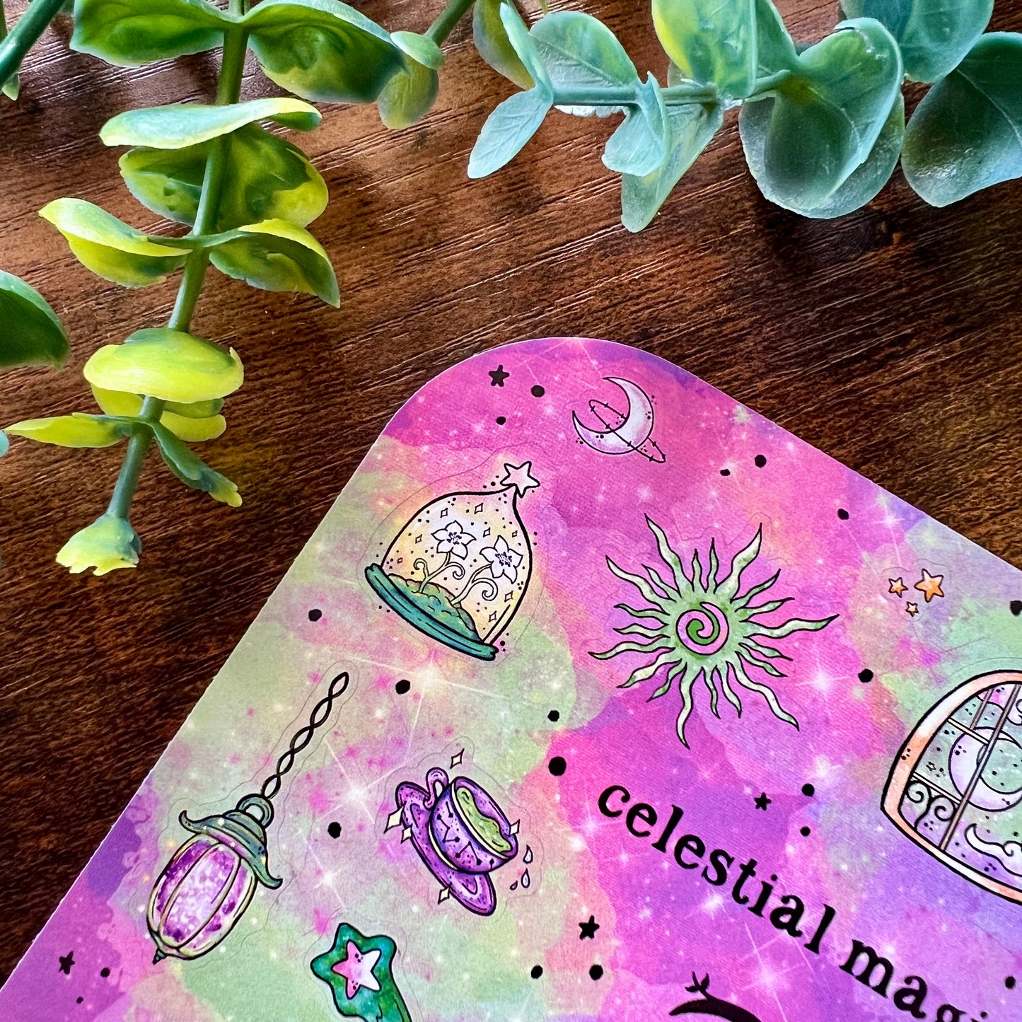 Pastel Celestial Magic Sticker Sheet