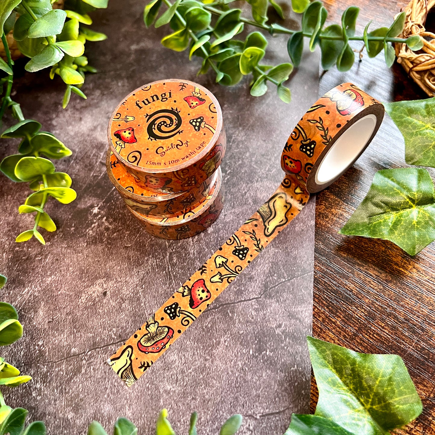 Fungi Washi Tape ~ Mushroom & Toadstools