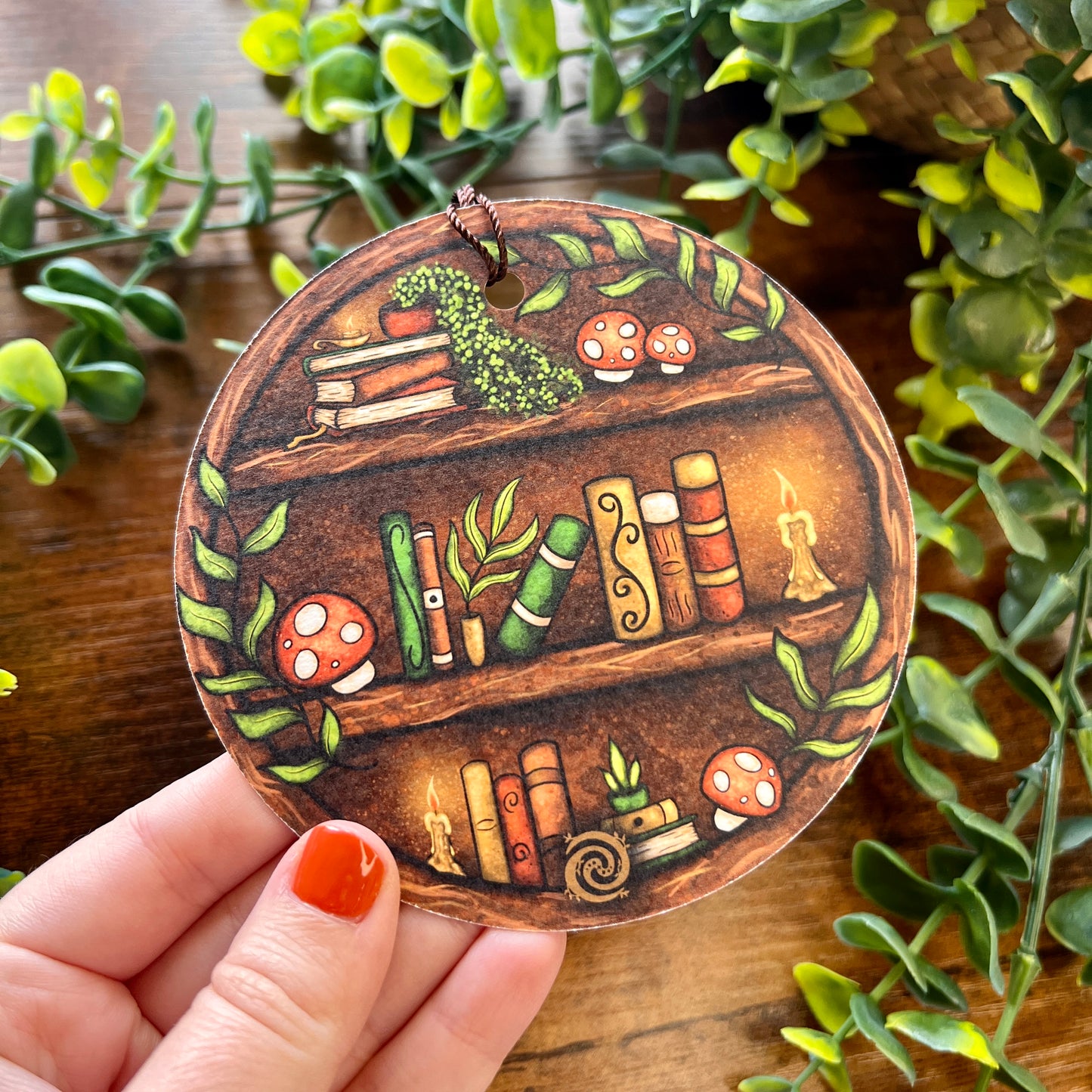 Round Bookshelf Bookmark