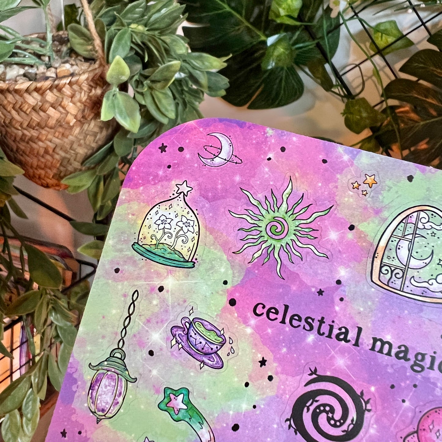 Pastel Celestial Magic Sticker Sheet
