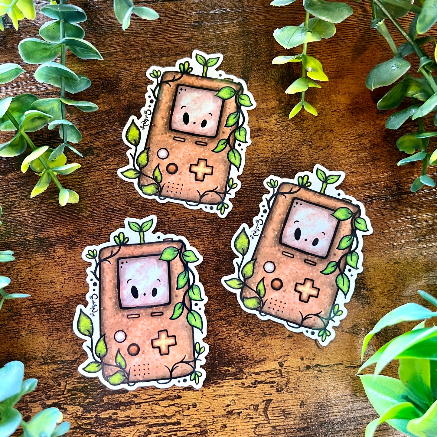 Cosy Retro Gamer Clear Sticker