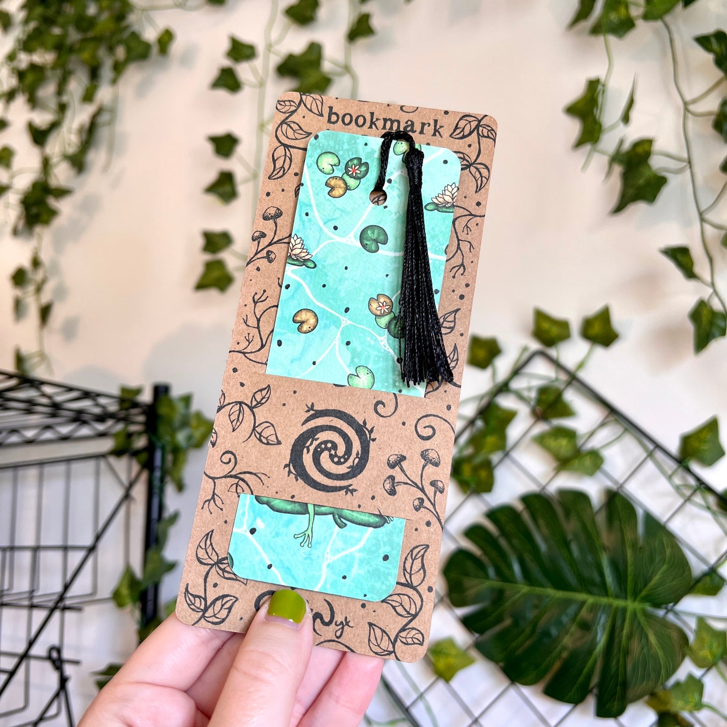 SECOND Classic Lily Pad Frog Bookmark