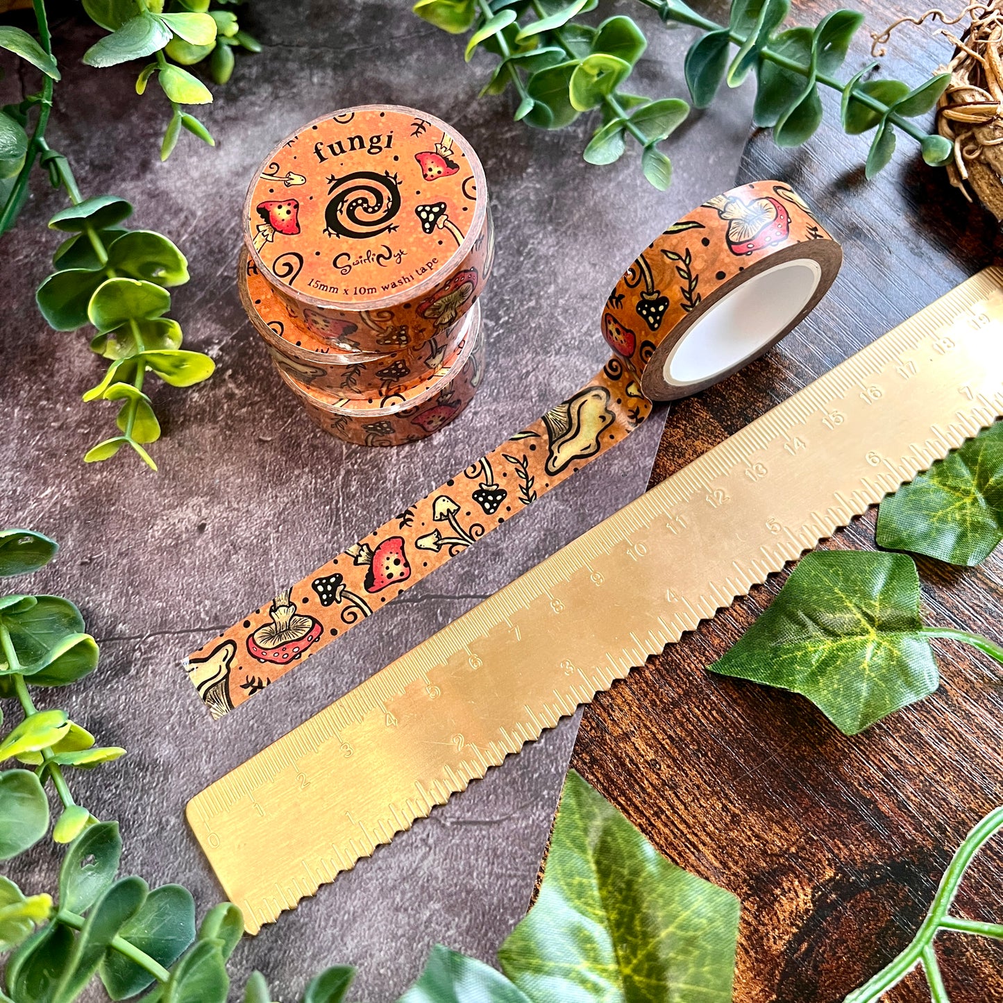 Fungi Washi Tape ~ Mushroom & Toadstools
