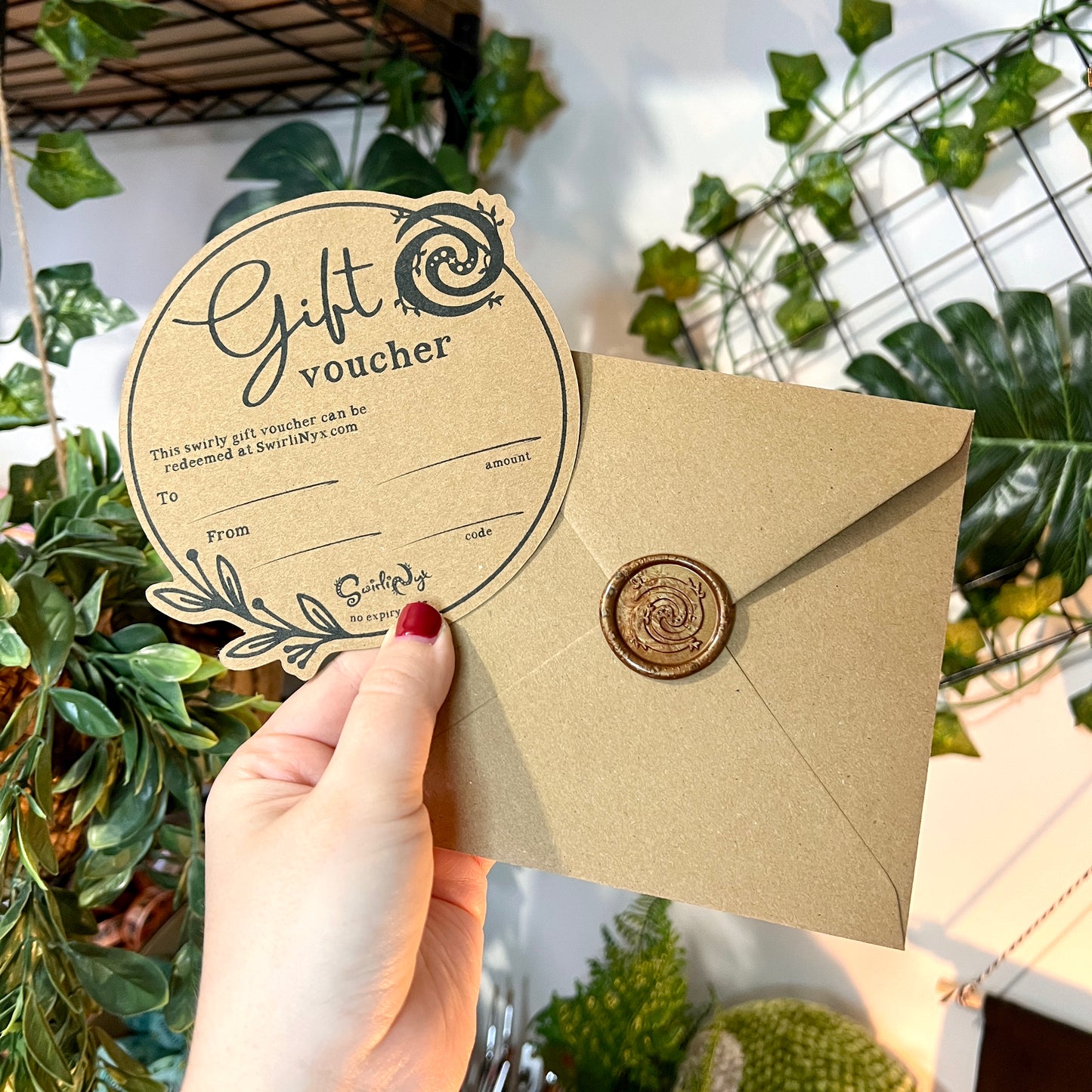 Swirly Gift Voucher (Physical)