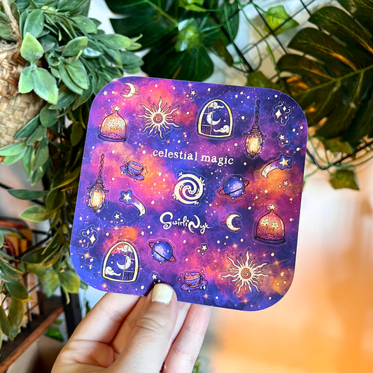 Purple Celestial Magic Sticker Sheet