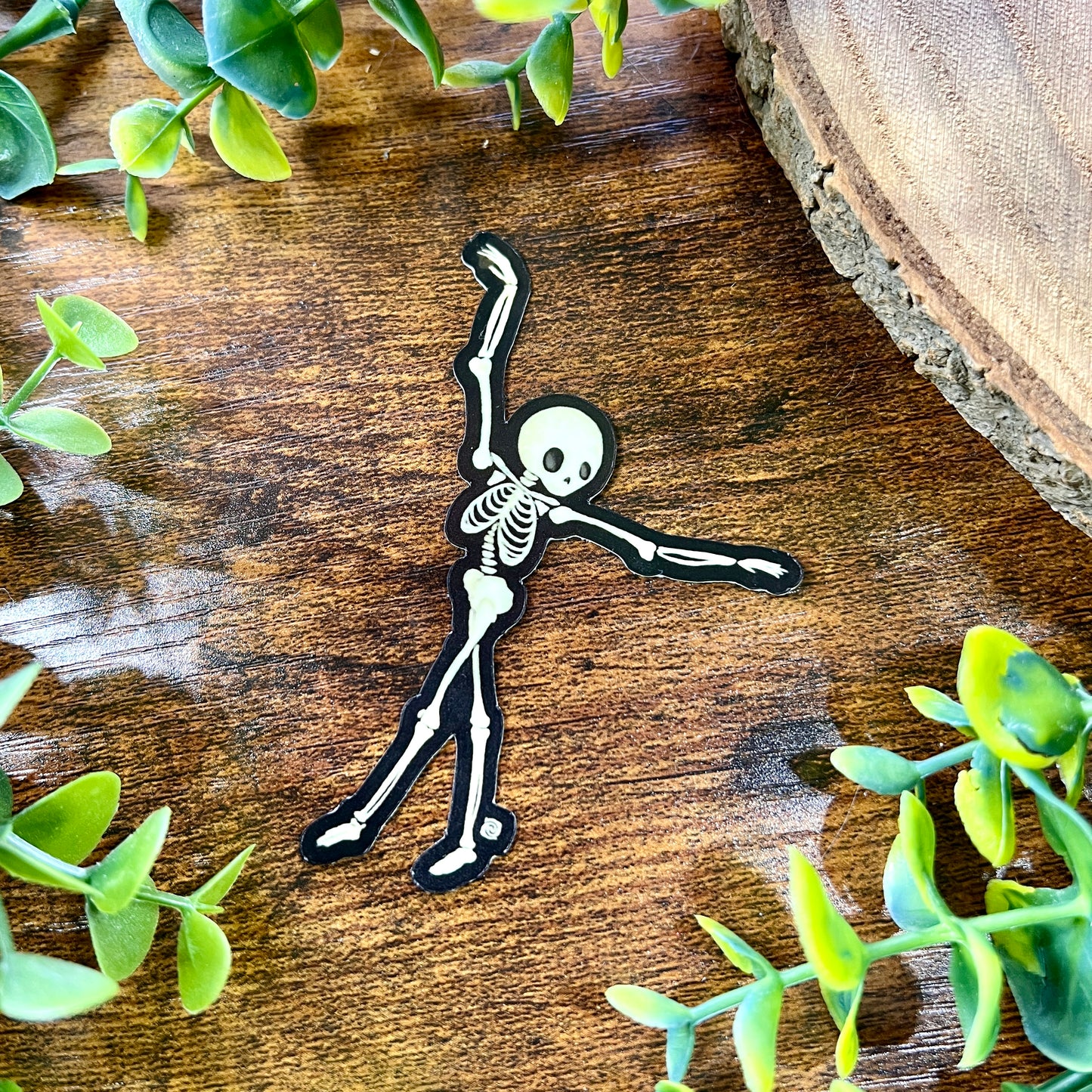 Dancing Skeleton Sticker (Glow in the Dark)