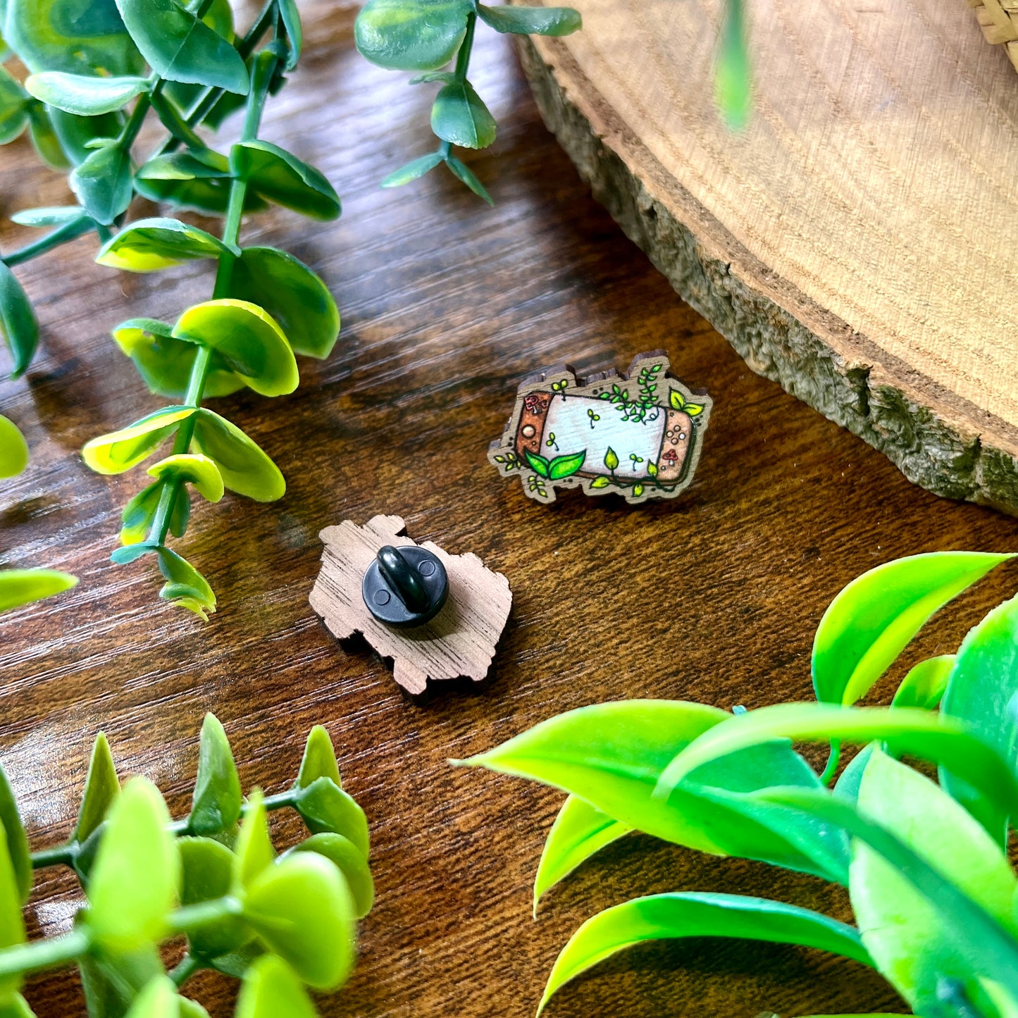 Cosy Gamer Wooden Pin