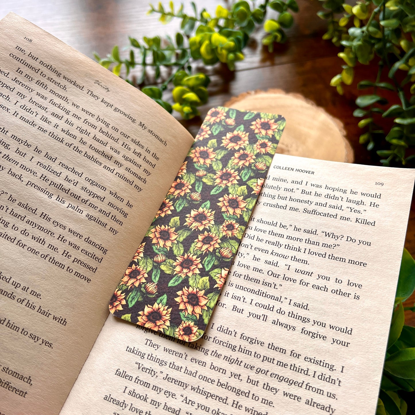 SECOND Sunflowers Bookmark