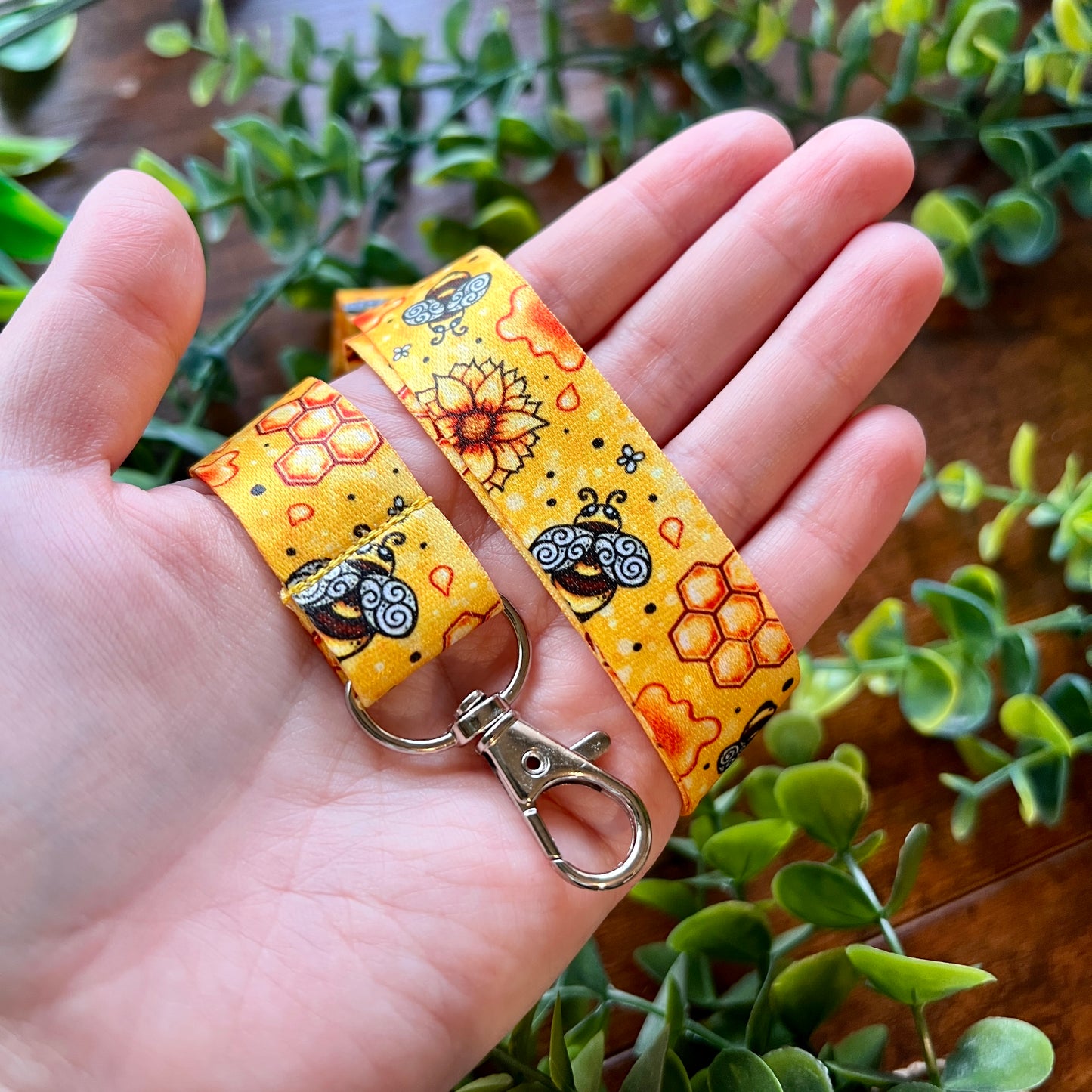 Honey Bee Lanyard