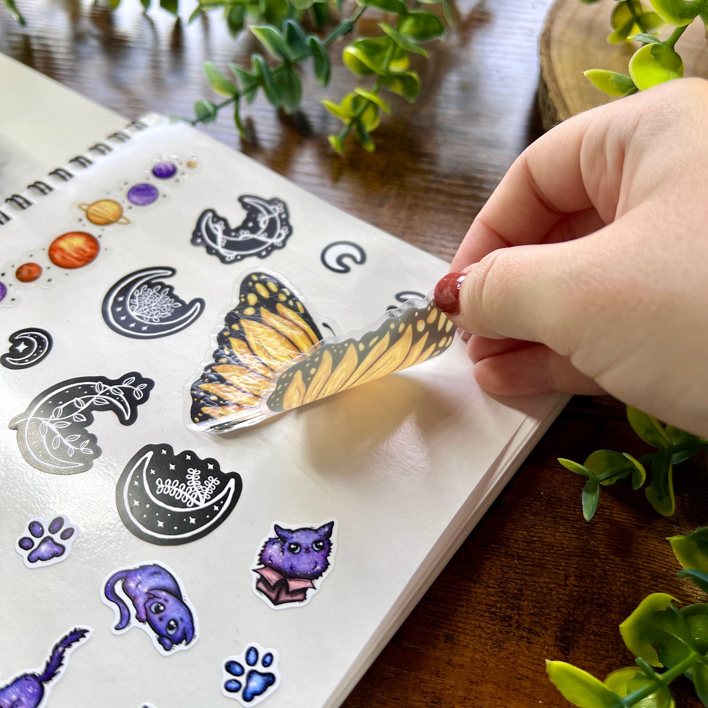 Amethyst Forest Sticker Book