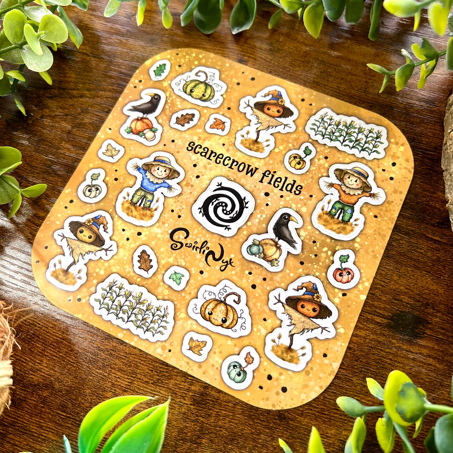 Light Scarecrow Fields Sticker Sheet