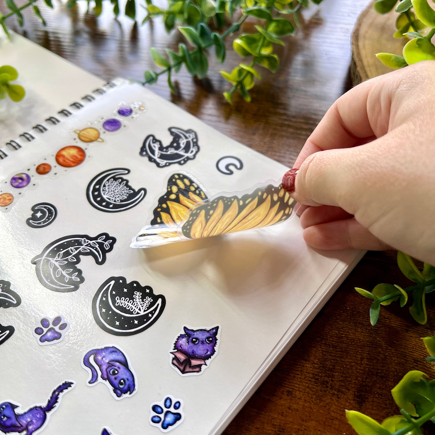 Amethyst Forest Sticker Book