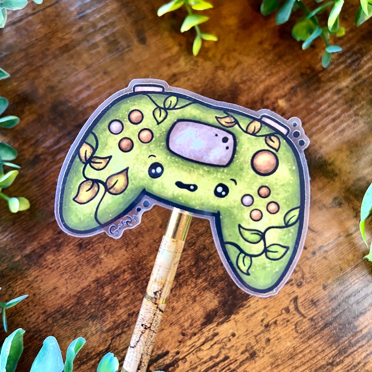 Cosy Gamepad Clear Sticker