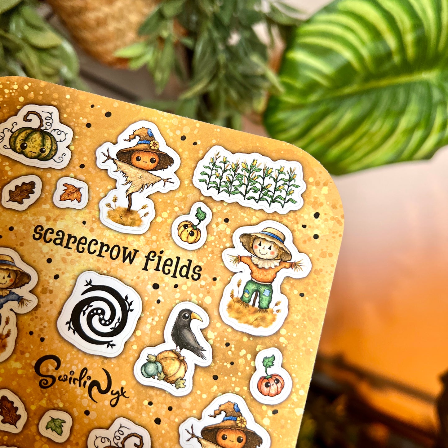 Light Scarecrow Fields Sticker Sheet