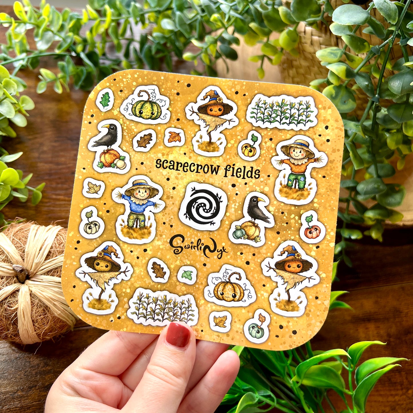 Light Scarecrow Fields Sticker Sheet