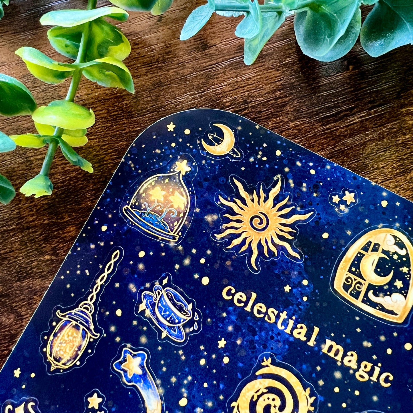 Navy Celestial Magic Sticker Sheet