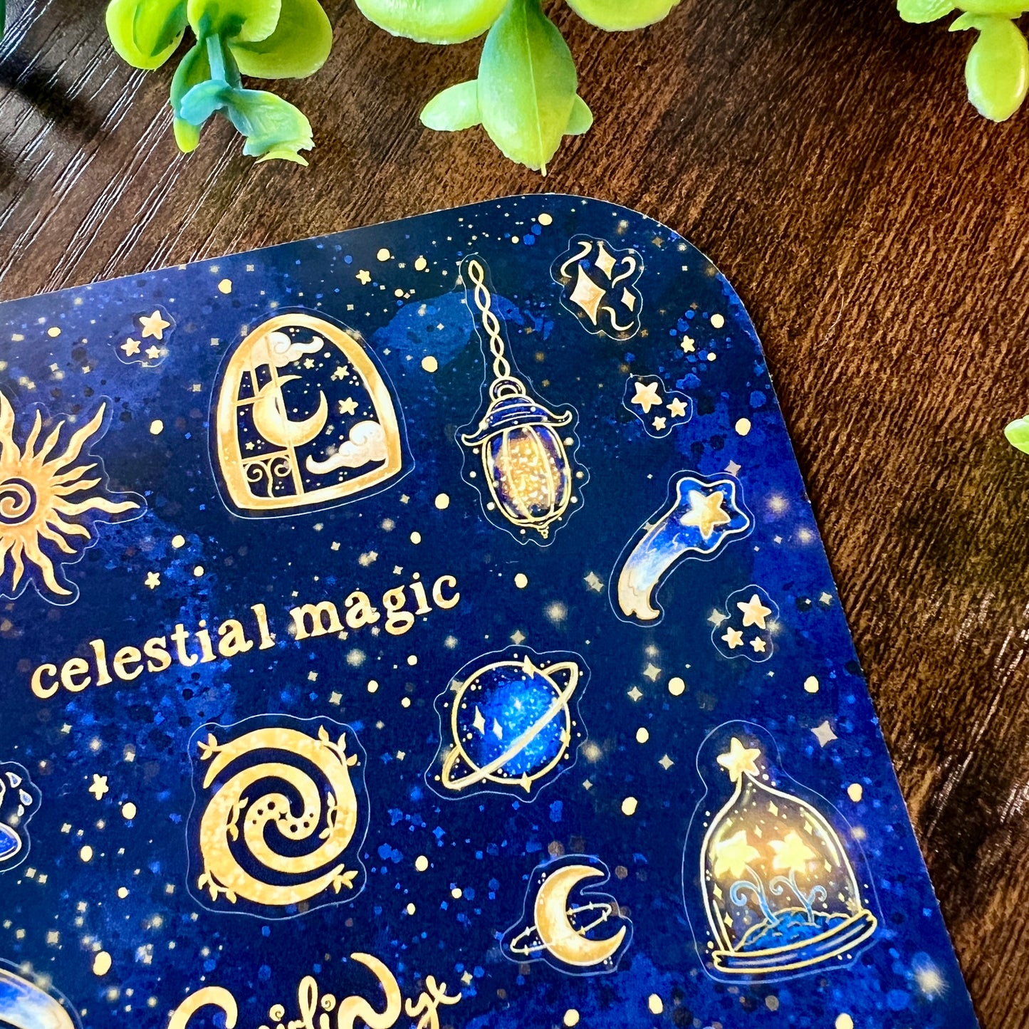 Navy Celestial Magic Sticker Sheet