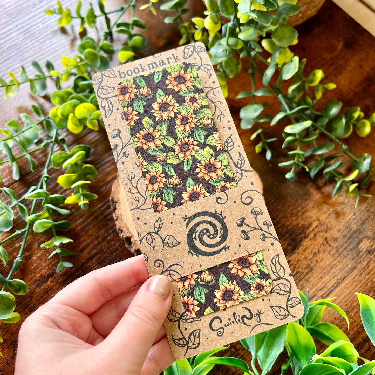 SECOND Sunflowers Bookmark