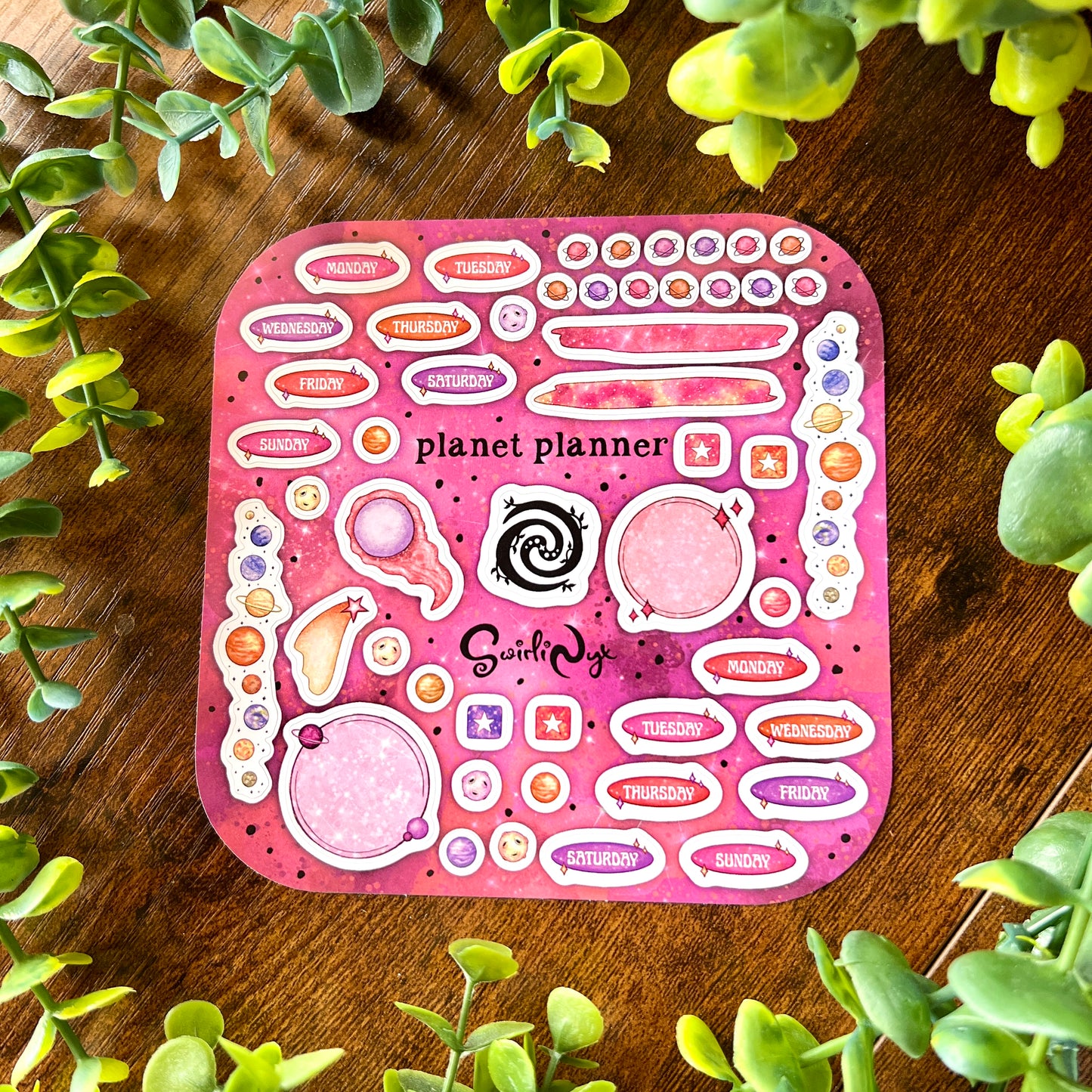 Planet Planner Sticker Sheet