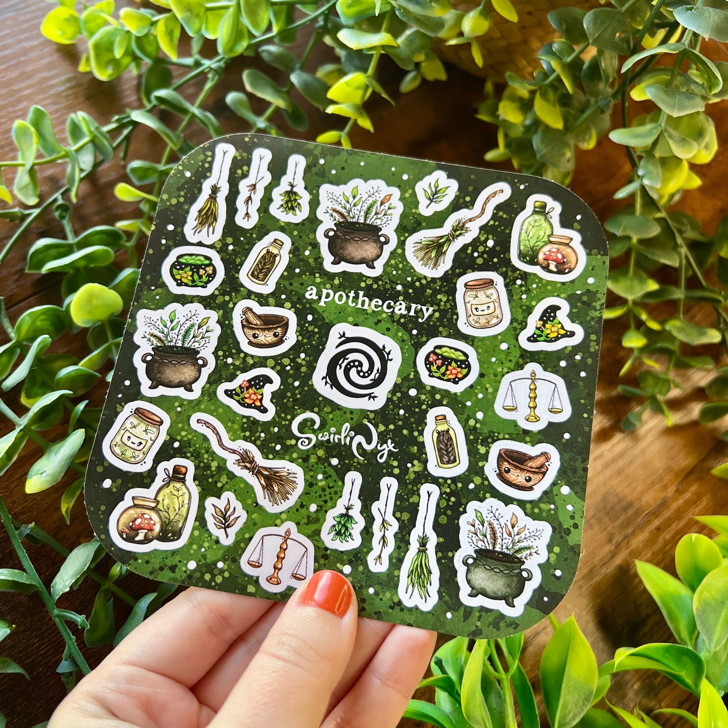 Green Apothecary Sticker Sheet