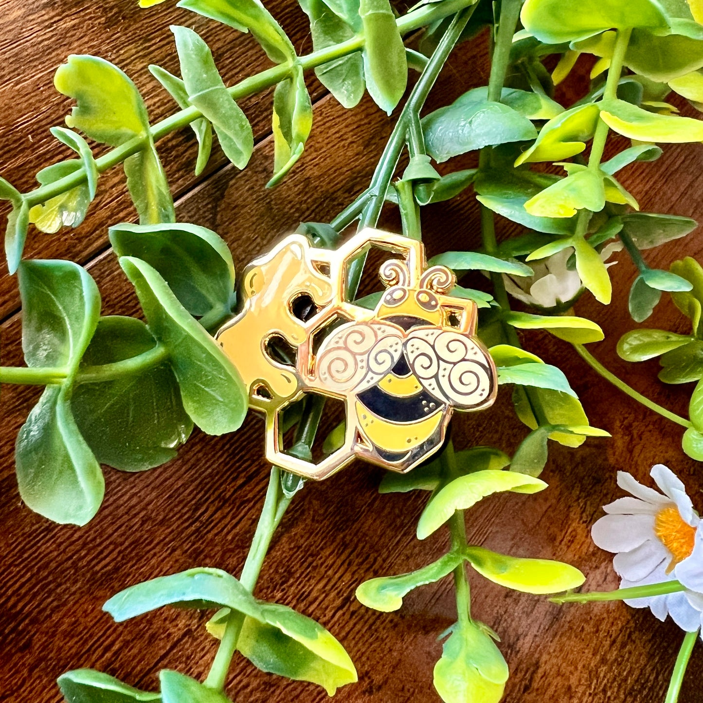 Honey Bee Enamel Pin