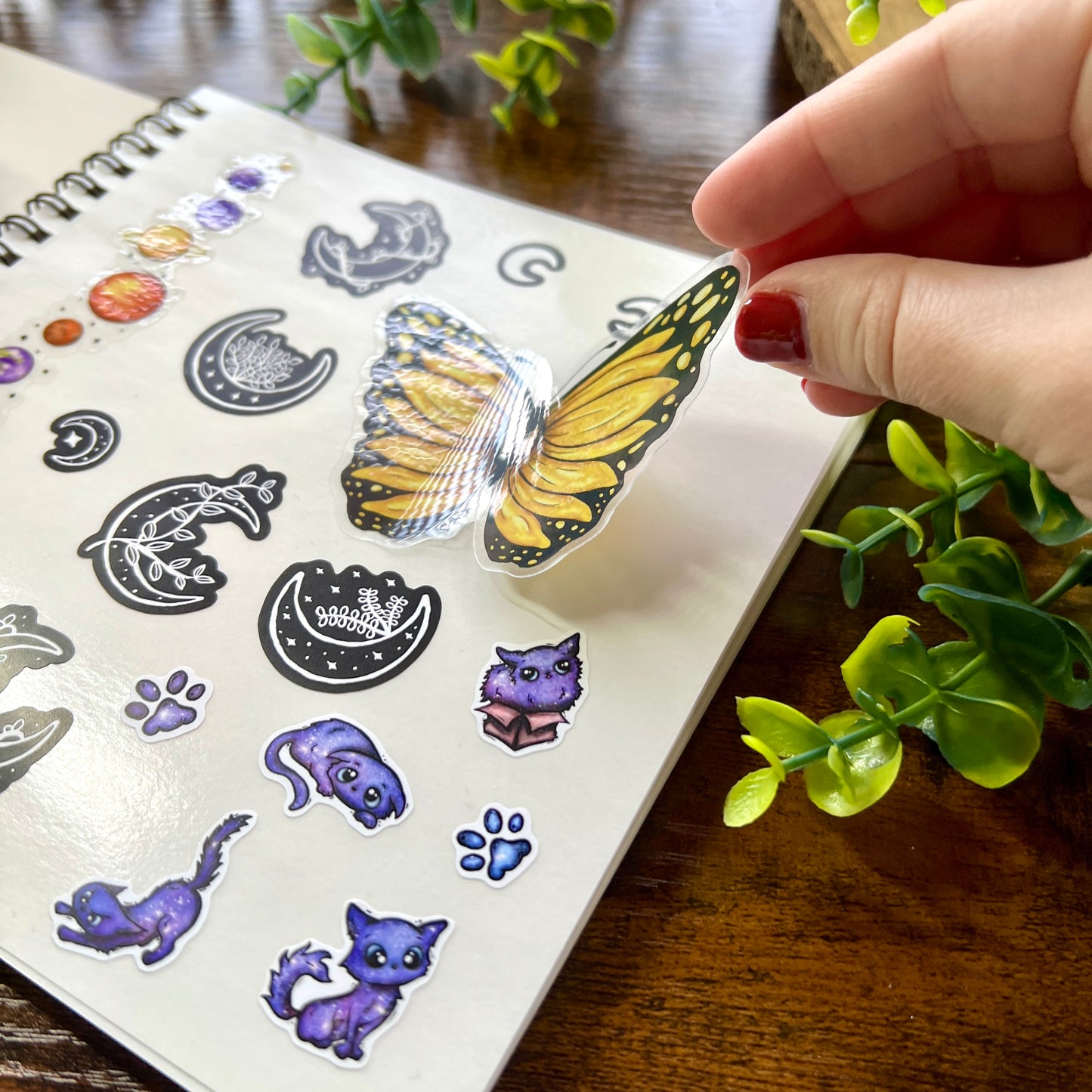 Amethyst Forest Sticker Book