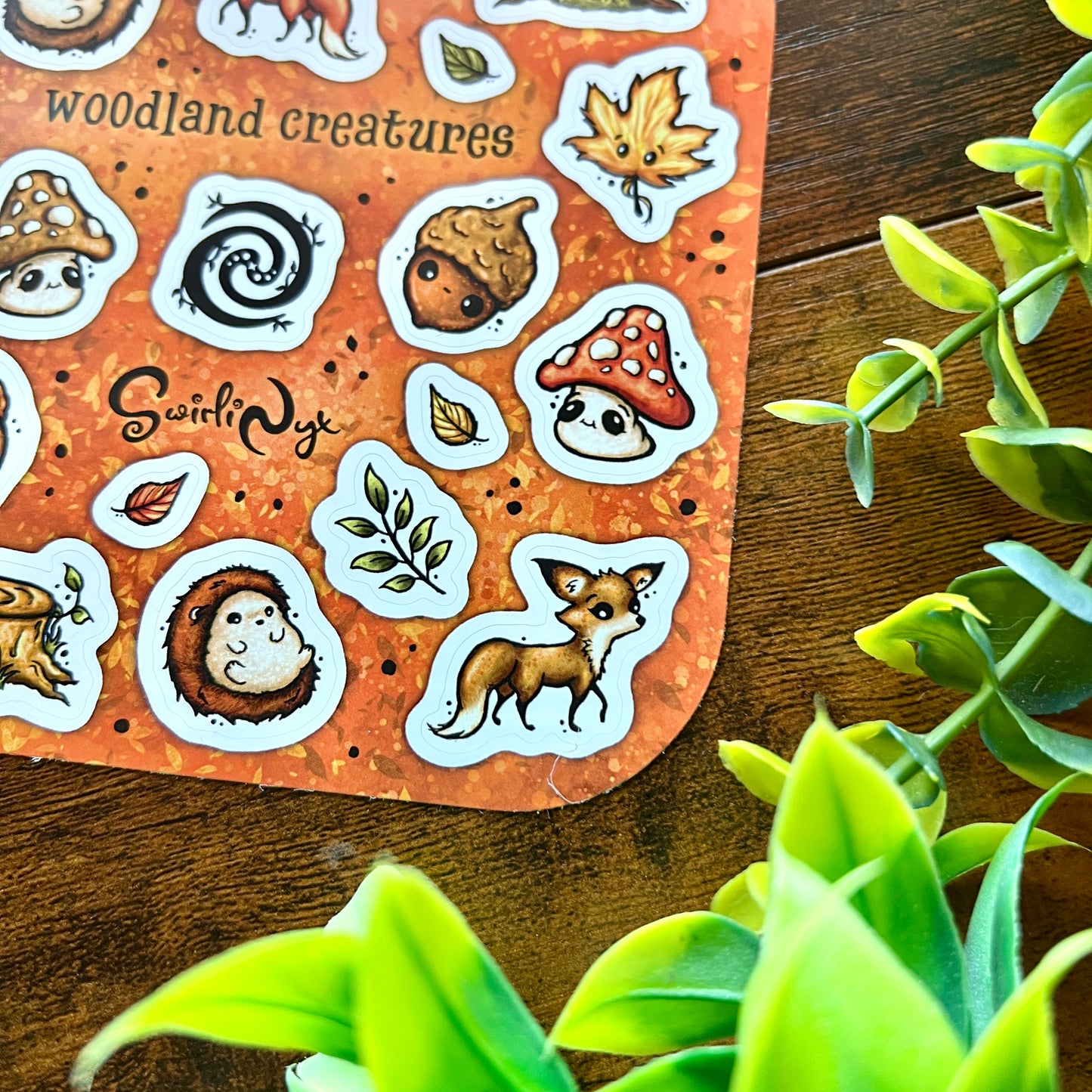 Woodland Creatures Classic Sticker Sheet