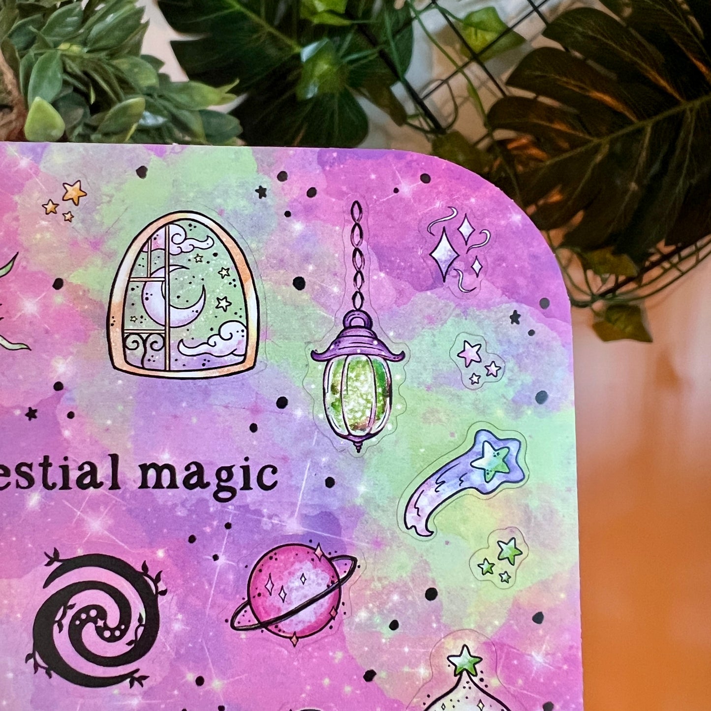 Pastel Celestial Magic Sticker Sheet