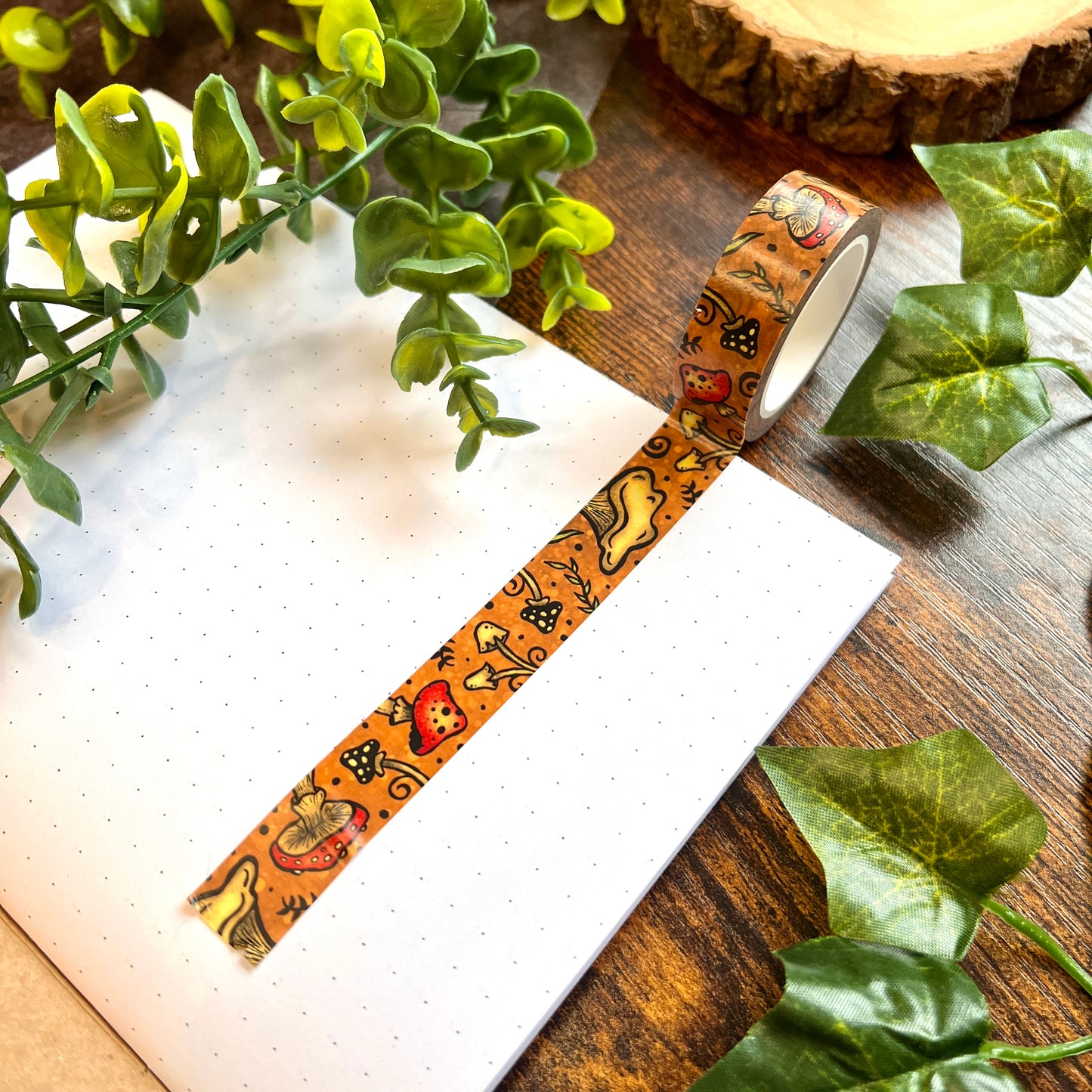 Fungi Washi Tape ~ Mushroom & Toadstools