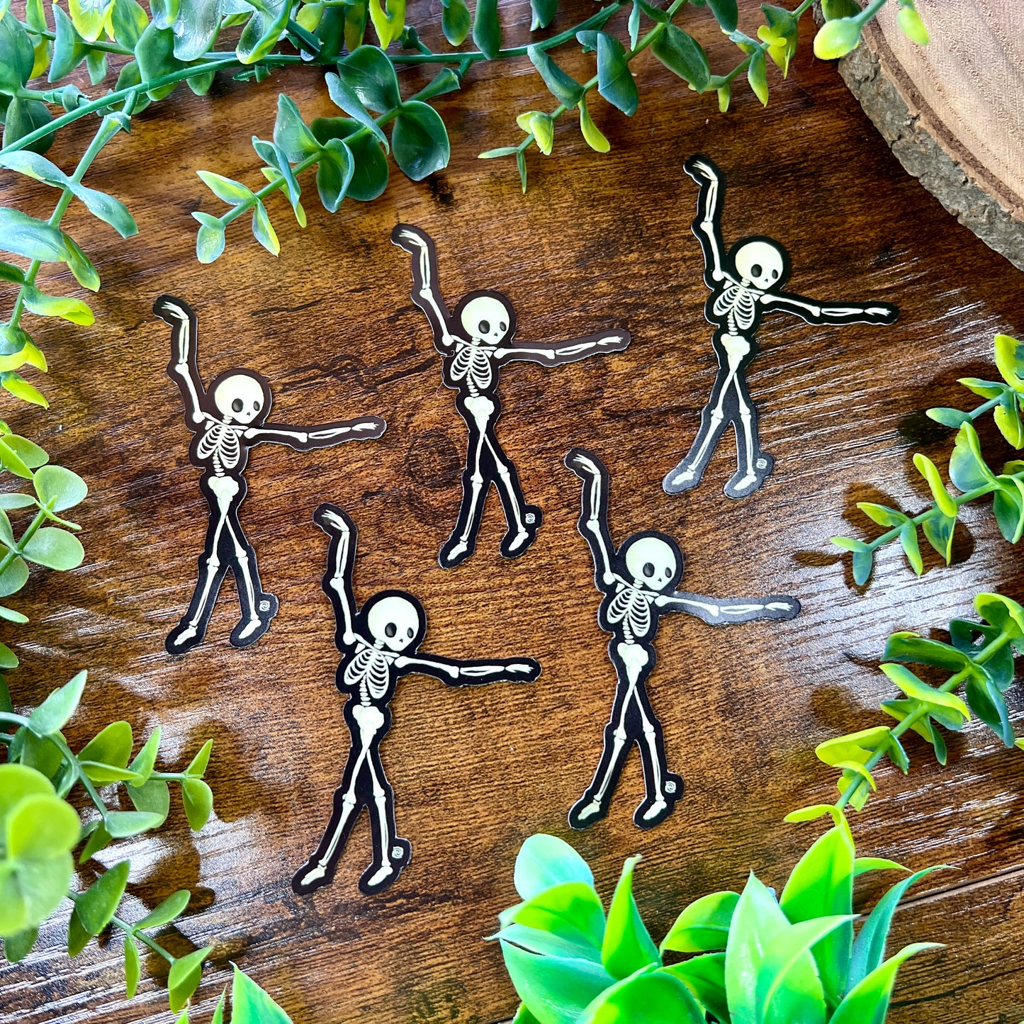 Dancing Skeleton Sticker (Glow in the Dark)