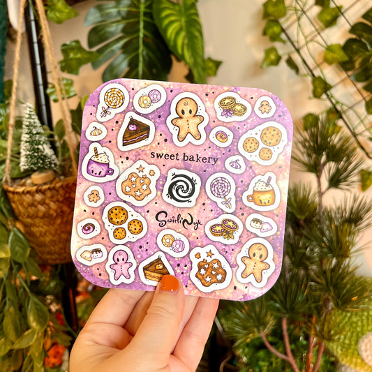 Lavender Sweet Bakery Sticker Sheet