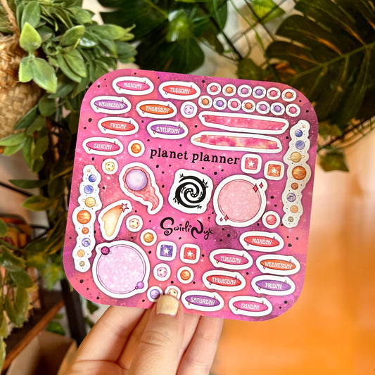 Planet Planner Sticker Sheet