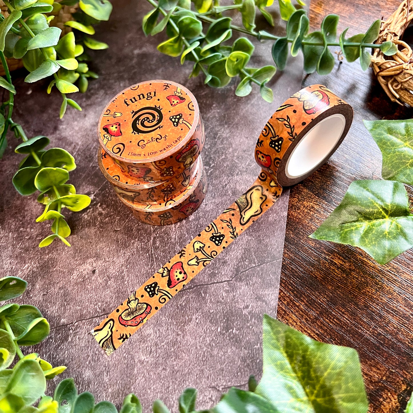 Fungi Washi Tape ~ Mushroom & Toadstools