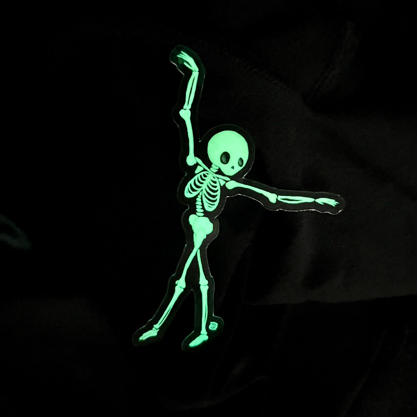 Dancing Skeleton Sticker (Glow in the Dark)