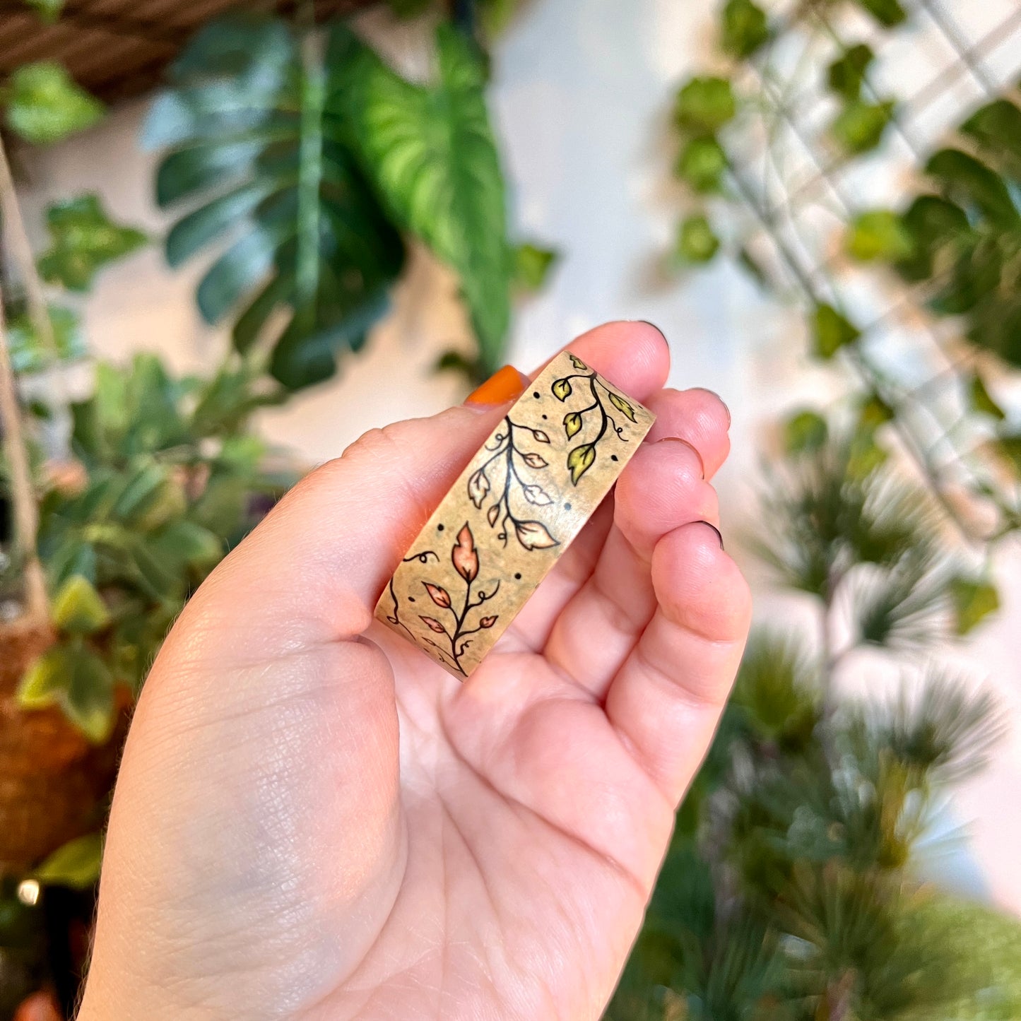Parchment Leaves Washi Tape
