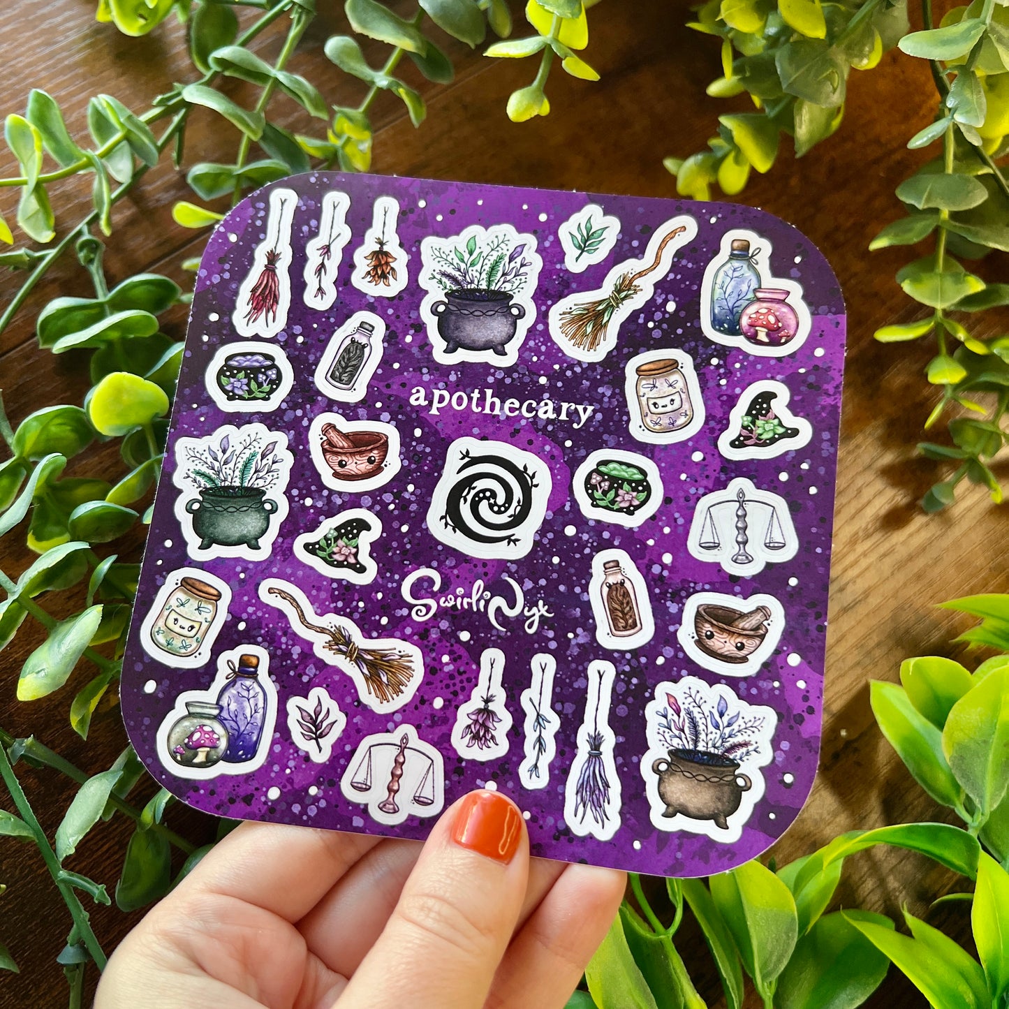 Purple Apothecary Sticker Sheet