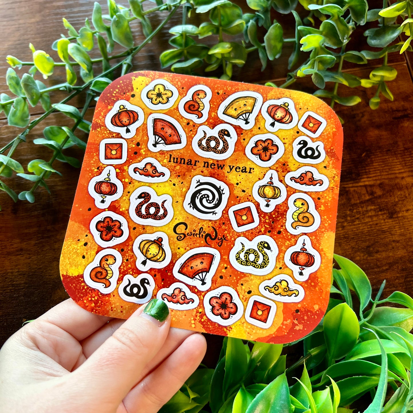 CLEARANCE Lunar New Year Sticker Sheet 2025