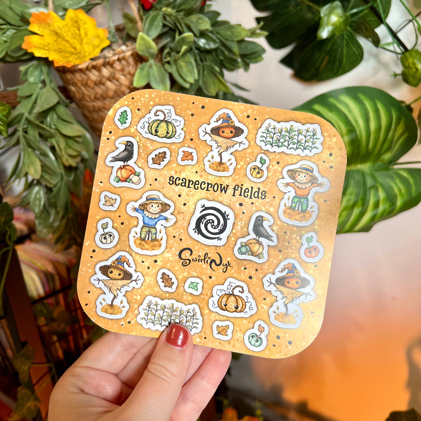 Light Scarecrow Fields Sticker Sheet