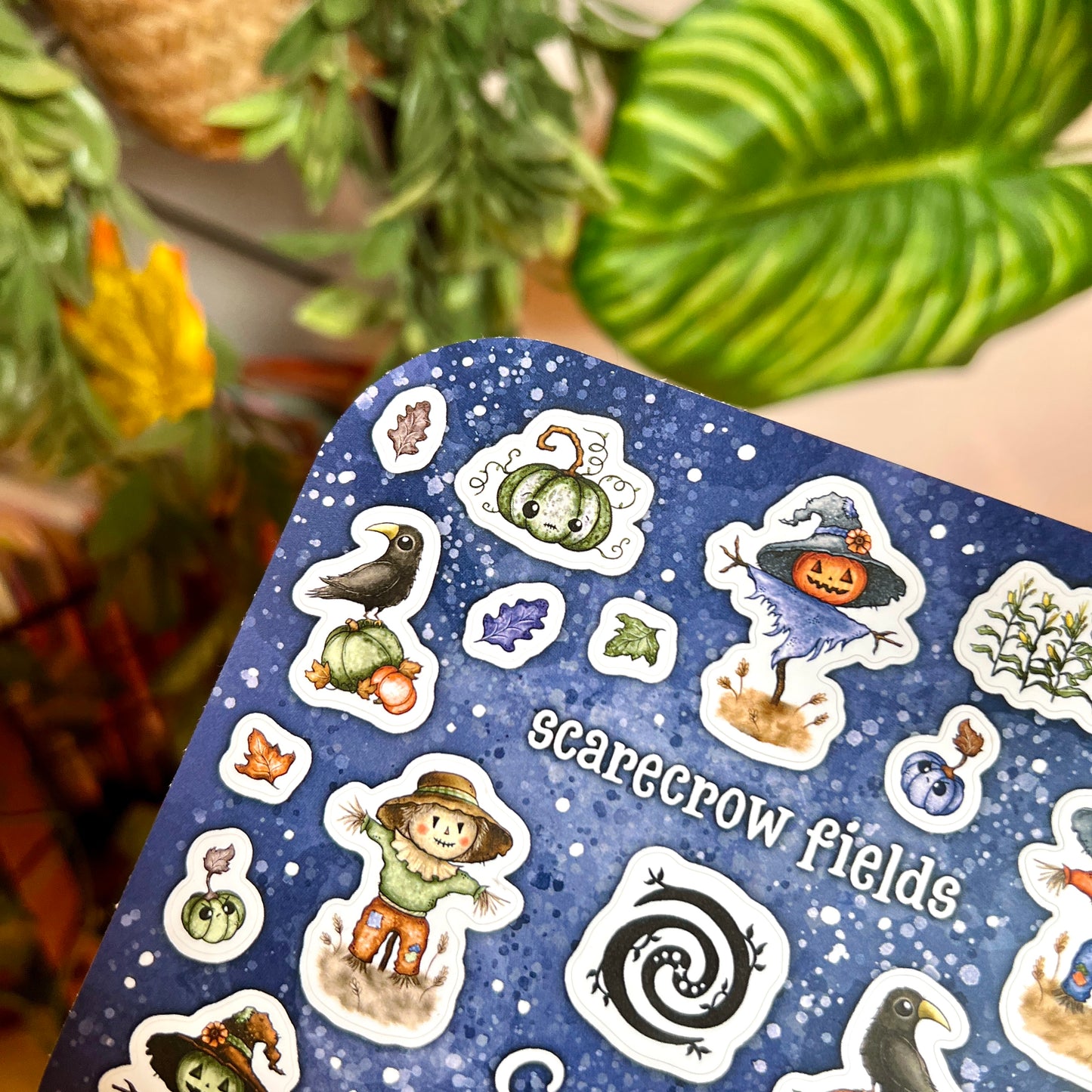 Dark Scarecrow Fields Sticker Sheet