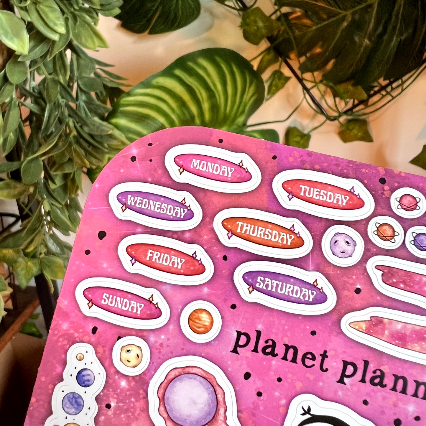 Planet Planner Sticker Sheet