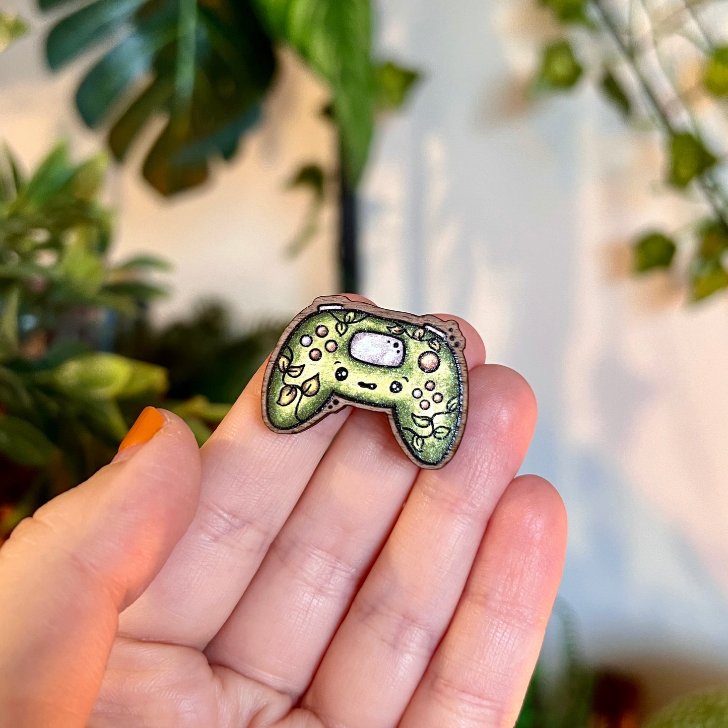 Cosy Gamepad Wooden Pin