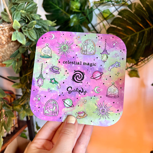 Pastel Celestial Magic Sticker Sheet