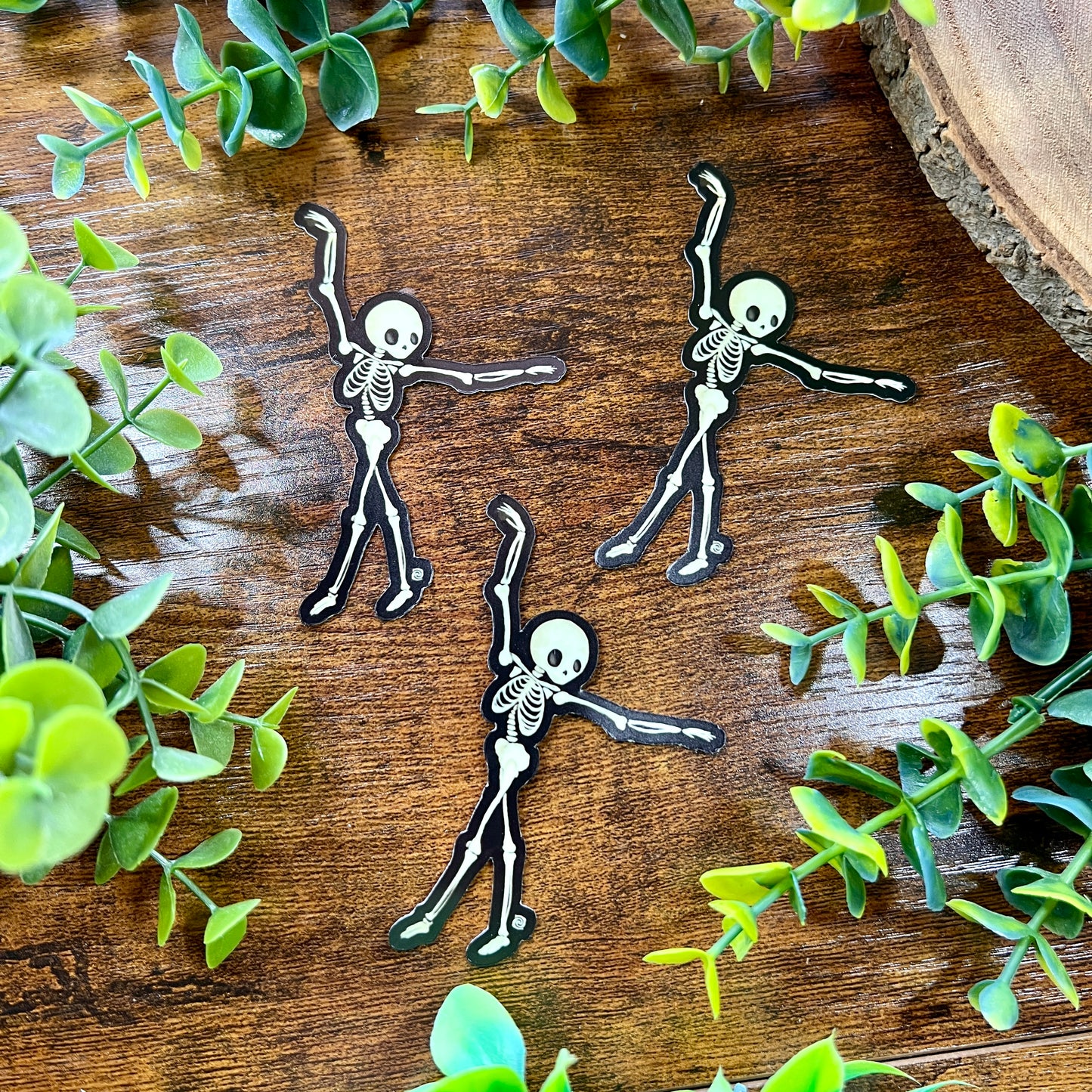 Dancing Skeleton Sticker (Glow in the Dark)