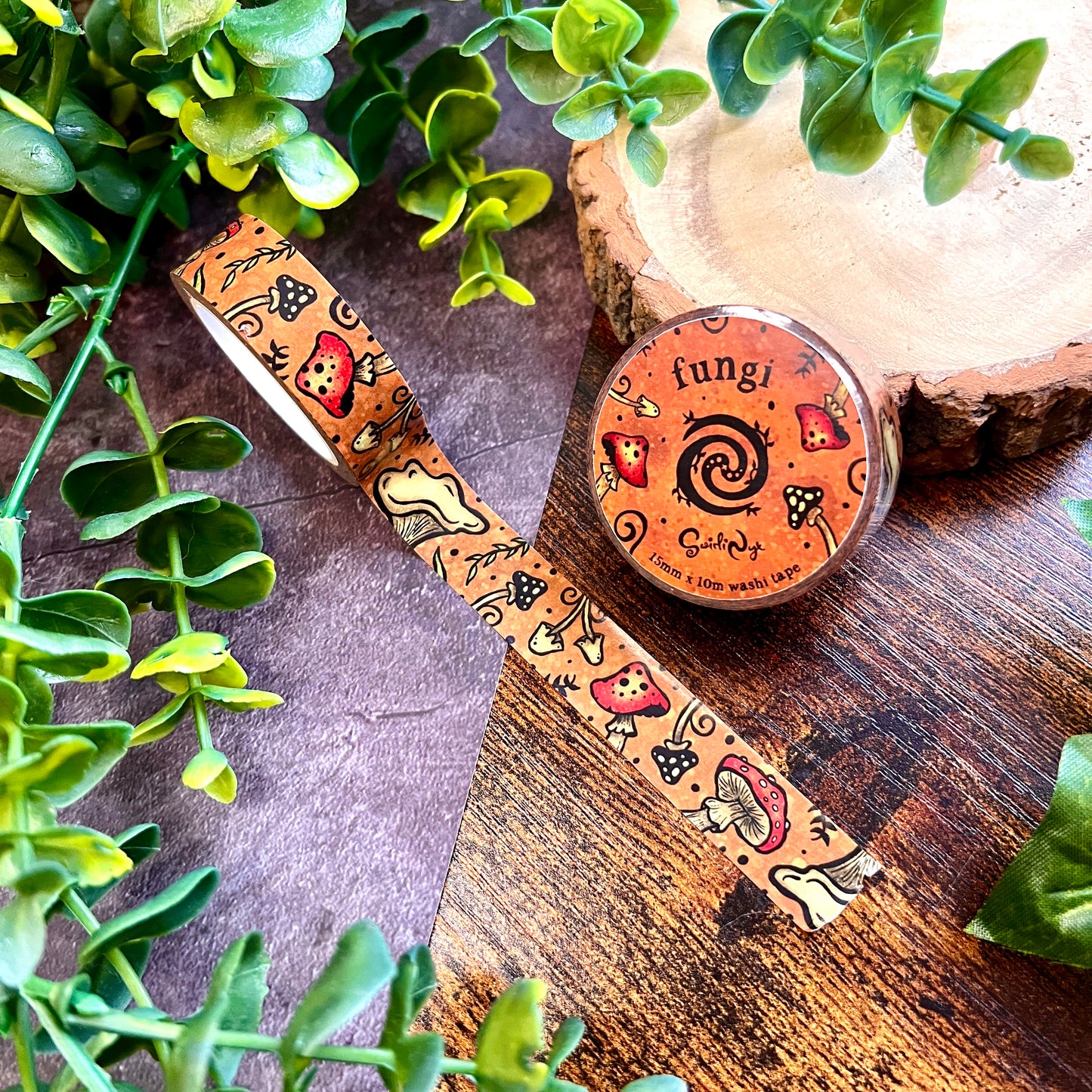 Fungi Washi Tape ~ Mushroom & Toadstools