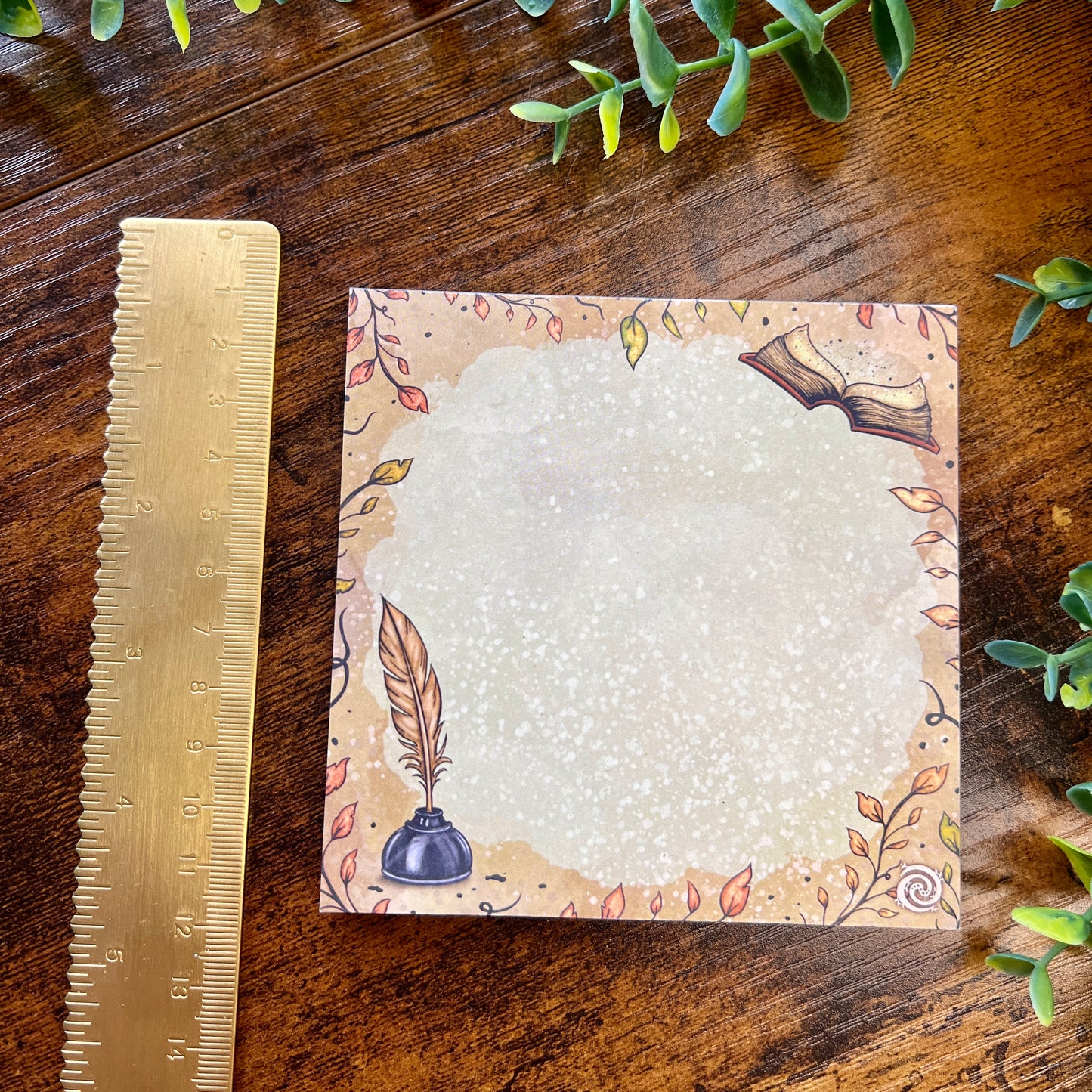 Ink and Quill Memo Pad Small