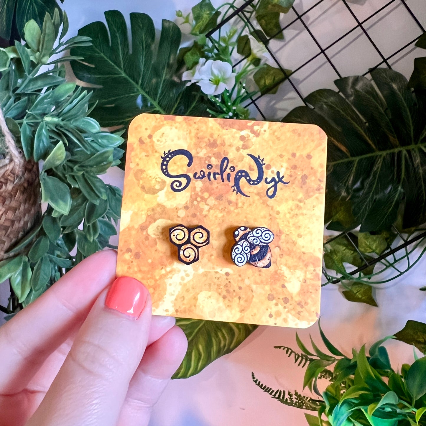 Bug Wooden Earrings Special Discount