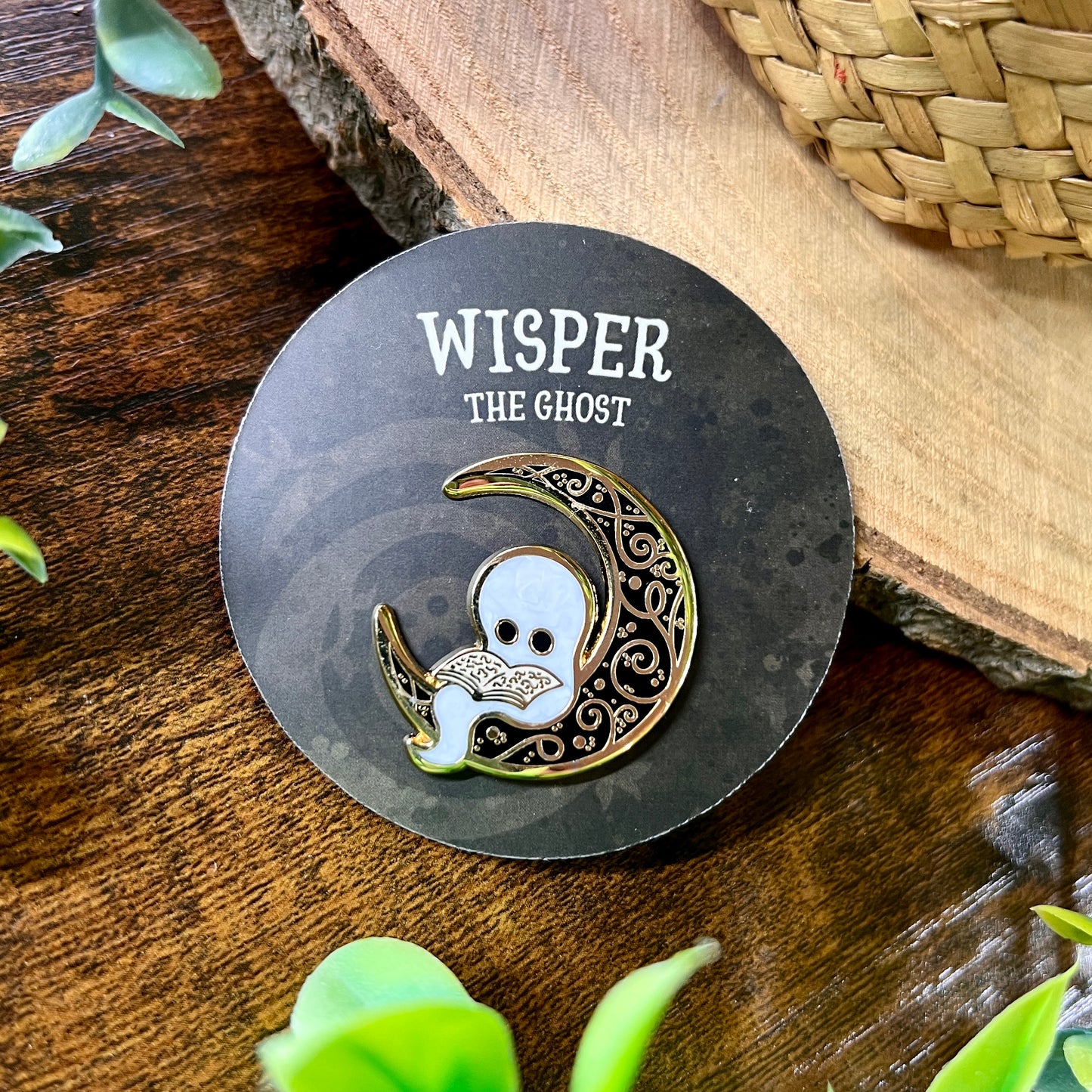 Wisper the Ghost Enamel Pin